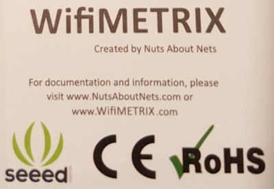 WifiMETRIX FCC / CE / RoHS Compliance
